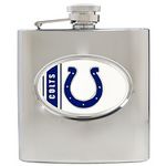 Indianapolis Colts 6oz Stainless Steel Flask (Oval Logo)